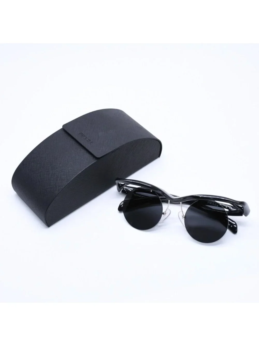 Prada Sunglasses Morph Round Black Eyewear